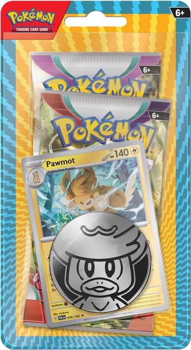 Productafbeelding Pokémon Blister Booster Doppelpack (Jan2024) Checklane Footprint *Englische Version* (Engels, Blisterverpakking)