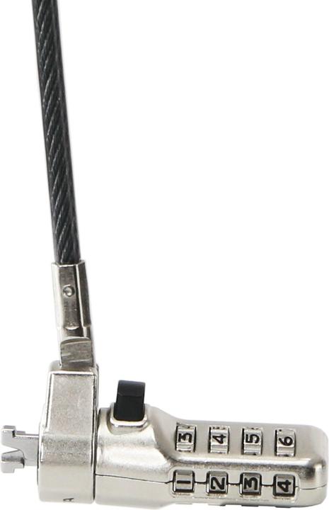 Actual product image Dicota Security Cable N-Lock combi./res. slot,single