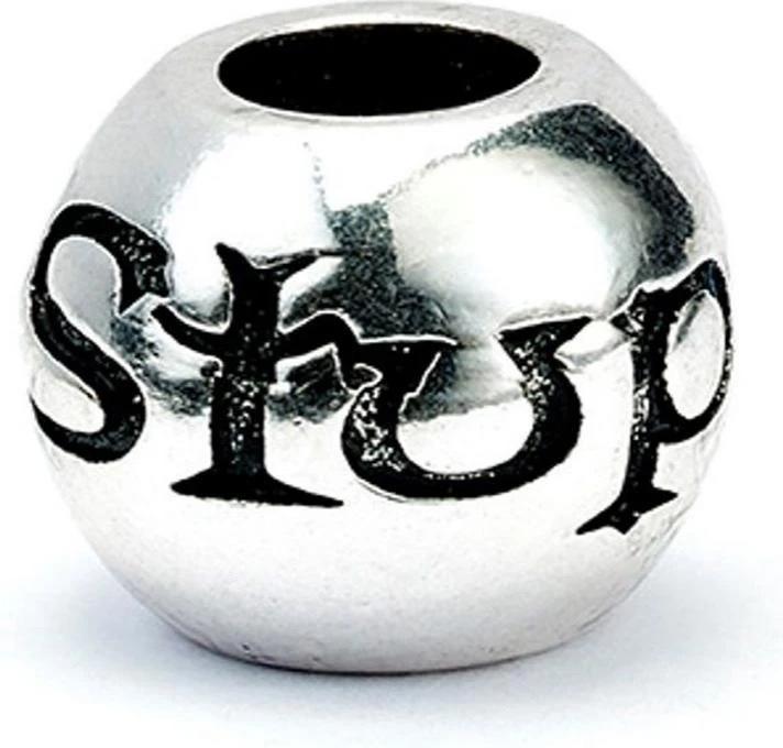 Actual product image Charm beads magic words (4Pack) (100% metal)