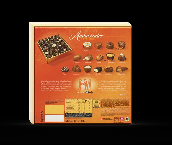 Actual product image Cailler Ambassador Pralines (490 g)