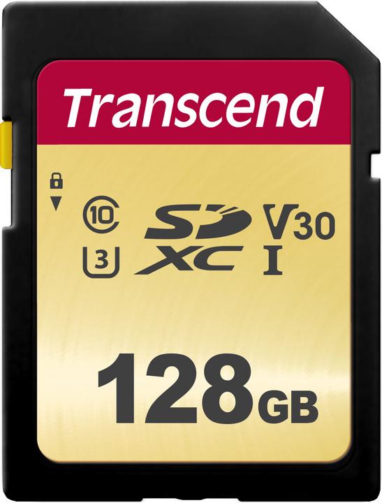 Image du produit Transcend Carte SD 128GB UHS-I U3 MLC (128 Go, SDXC, U3, UHS-I)