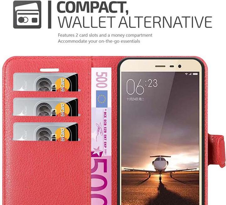 Actual product image Cadorabo Book with stand function cover (Xiaomi Redmi Pro)