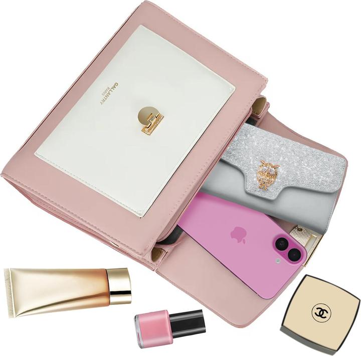 Actual product image Gallantry A-9116-WHITEPINK Handtasche