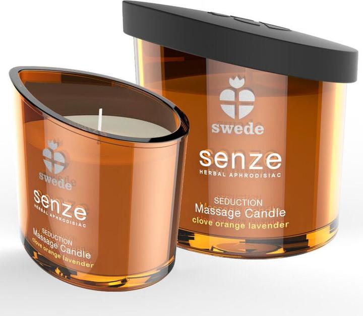 Swede Senze Seduction Candela da massaggio Chiodo di garofano Arancia Lavanda (50 ml)