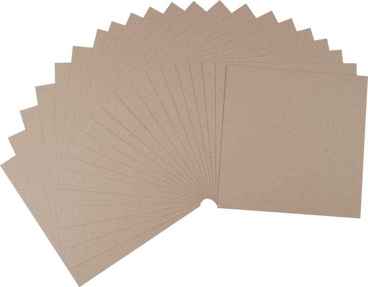 Produktbild Craft UK Limited Kraftkarton 30,5 x 30,5 cm, 280 g/m², 20 Bogen (280 g/m², 20 x)