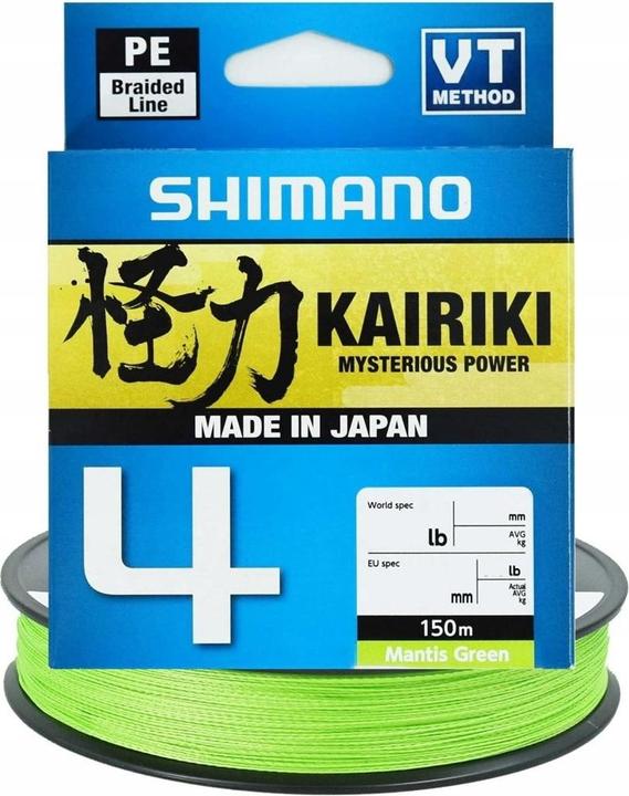 Actual product image Shimano Kairiki 4 Mantis Green (19 cm)