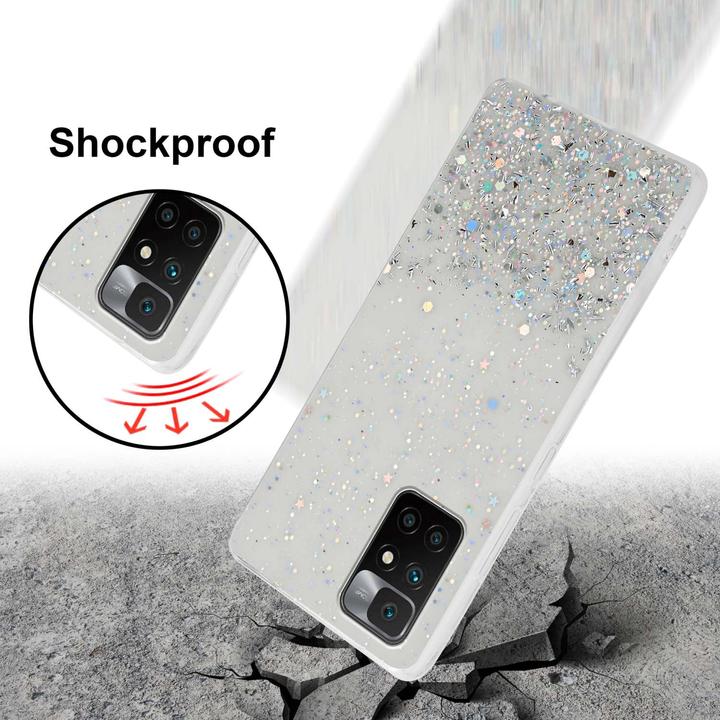 Produktbild Cadorabo TPU Hülle mit Glitzer für Xiaomi RedMi 10 (Xiaomi Redmi 10)
