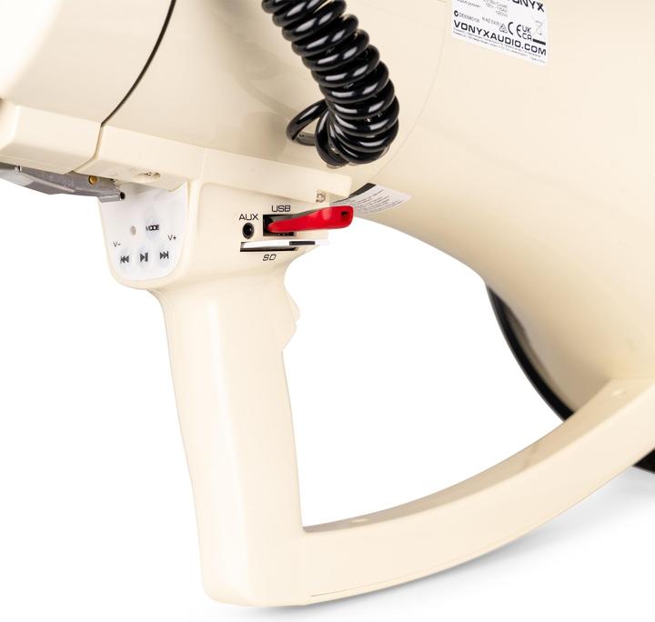 Produktbild Vonyx Megaphon MEG120, Nennleistung: 120 W, Prinzip: Aktiv (Megaphon)