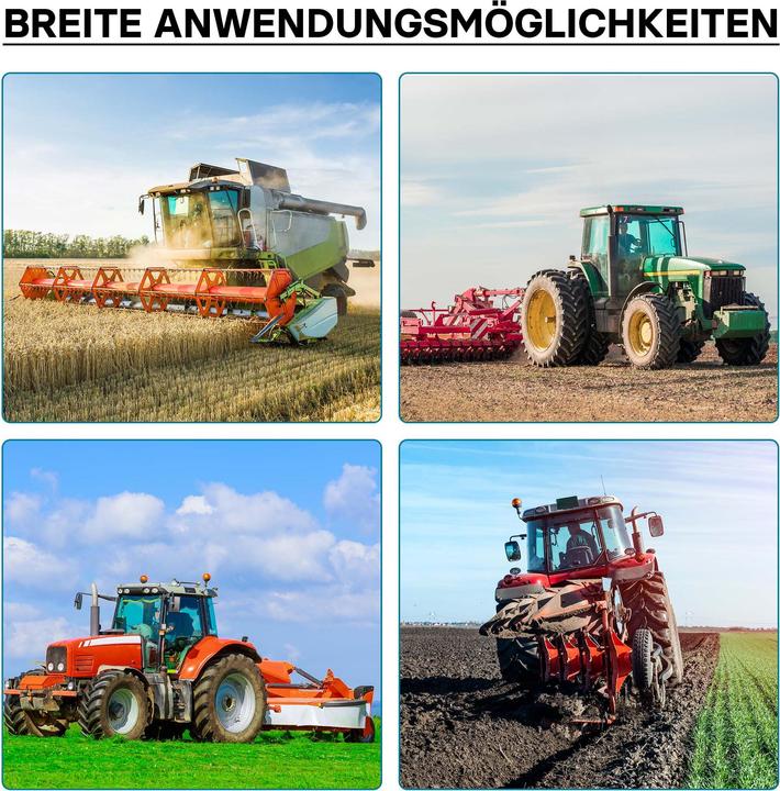 Produktbild Wiltec Zapfwelle 160mm Buchse Keilwellenaufnahme 1 3/8" Z6 für Ausgangswelle 8-32x38x6 (Gartenmaschinen Ersatzteile)