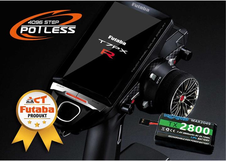 Image du produit Futaba Télécommande T7PXR Potless V3 7 canaux + R334SBS