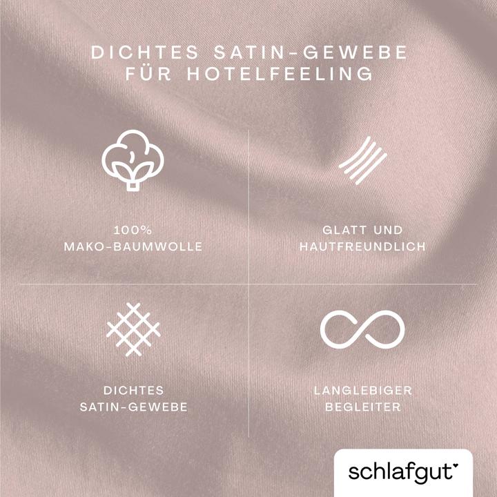Image du produit schlafgut Woven Satin (Housse de couette, 155 x 220 cm)