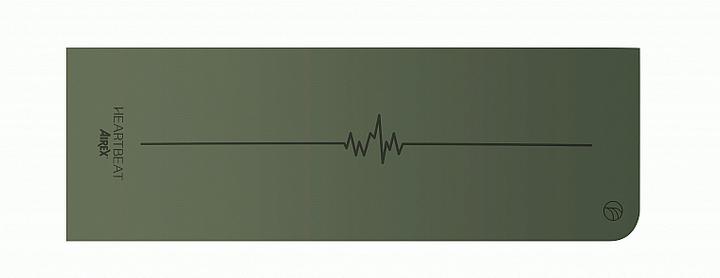 Immagine prodotto Airex Tappetino da ginnastica Heartbeat, verde oliva (4 mm)