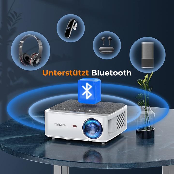 Immagine prodotto Yaber Proiettore Home Cinema V6 (Full HD, 8500 lm, 1.5:1)