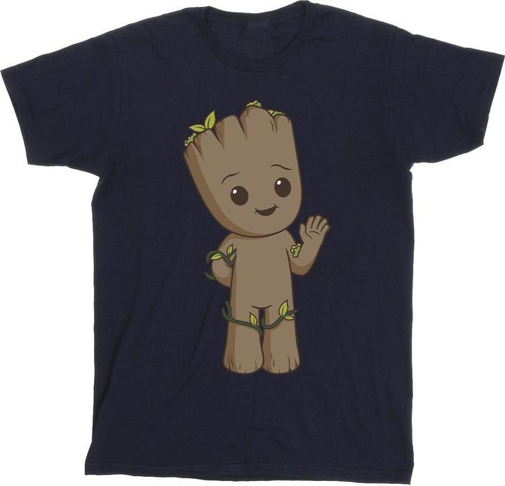 Actual product image Girls I Am Groot Cute Groot Cotton T-Shirt (140, 146)