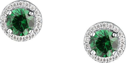 Productafbeelding La Petite Story Elegante zilveren oorbellen met groene zirkonia's Zilver LPS01AWV03 (925 zilver)