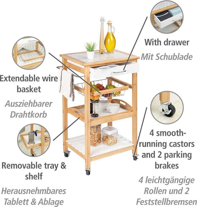 Produktbild Wenko Küchenwagen Finja