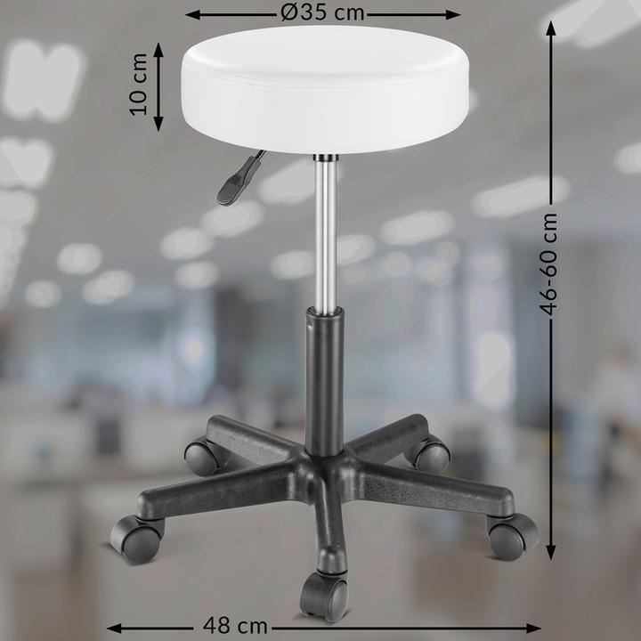 Image du produit Casaria Tabouret roulant