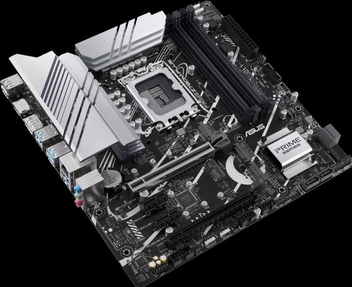 Actual product image ASUS MB PRIME Z790M-PLUS (Intel,1700,DDR5,mATX) (LGA 1700, Intel Z790, mATX)