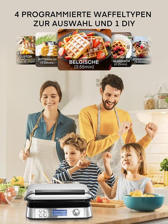 Immagine prodotto Fohere Ferro per waffle, argento