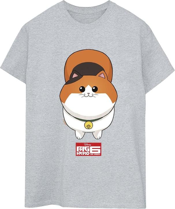 Immagine prodotto Disney Big Hero 6 Baymax Kitten Face Maglietta Ampia Donna (M)