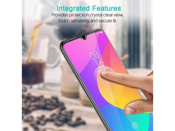 Produktbild Screenguard Xiaomi Mi 9 Lite Panzerglas Schutzfolie Case Friendly Design (1 Stück, Xiaomi Mi 9 Lite)