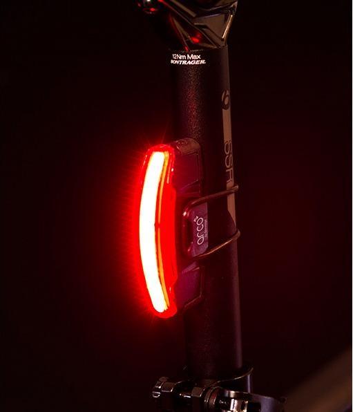 Actual product image Spanninga Arco Flash Rechargeable Rear Light (30 lm, 30 lm)