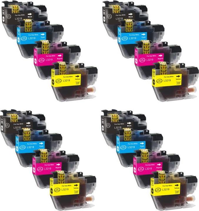 Produktbild Hermex Kompatible Tintenpatrone XL für Brother MFC-J6535DW (M, BK, C, Y)