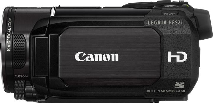 Actual product image Canon Legria HF S21, Full-HD Dual Flash Camcorder, 64GB (10 x)