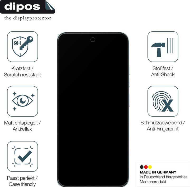 Produktbild Dipos Anti-Shock Displayschutz Matt 9H (1 Stück, Tcl 30 5g)