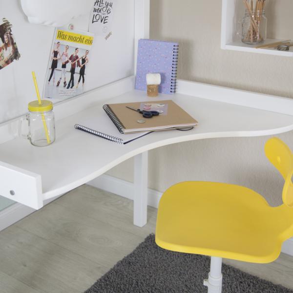 Produktbild Homestyle4u Hochbett Kinderbett mit Schreibtisch (90 x 200 cm)