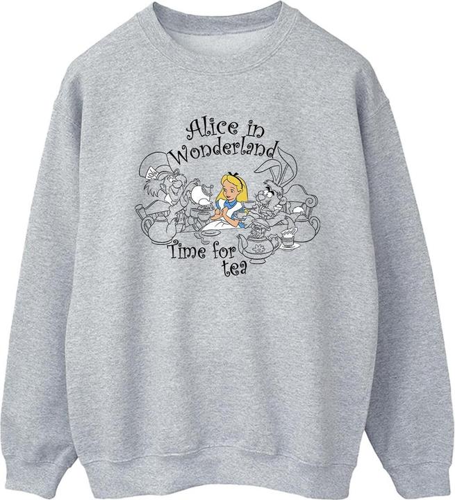 Image du produit Disney Sweatshirt Womens/Ladies Alice In Wonderland Time For Tea (XXL)