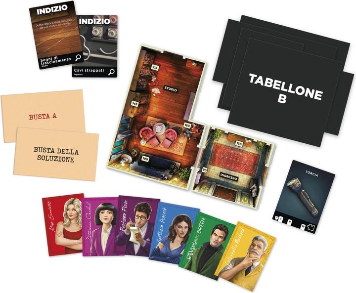 Immagine prodotto Hasbro Gaming Cluedo Betrayal in the Villa, un gioco di mistero ed enigmi, gioco da tavolo cooperativo per (Italiano)