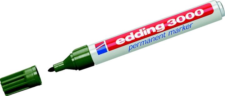 Produktbild Edding Permanent Marker 3000 (Olivgrün, 1.50 mm, 1 x)