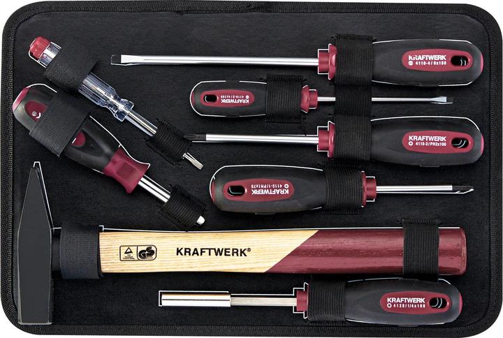 Produktbild Kraftwerk Profi-Alu-Werkzeugkoffer (123 Teile)
