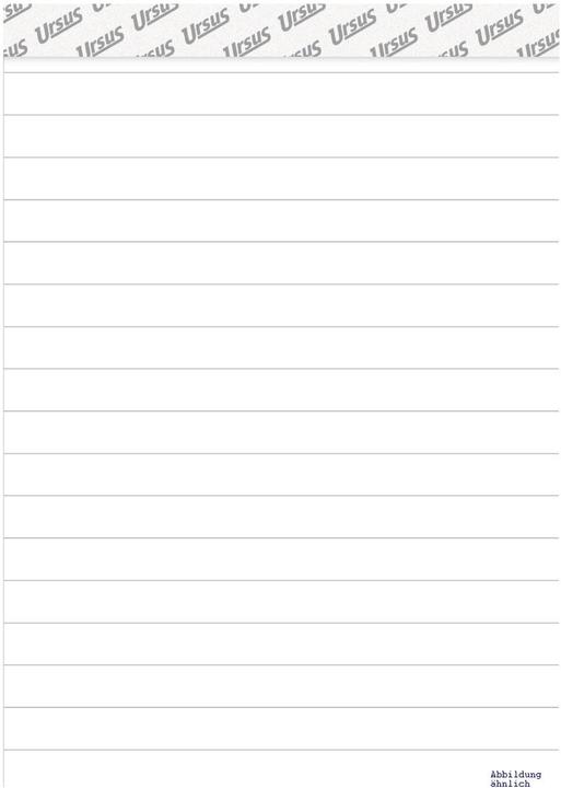 Produktbild Ursus Notizblock (A6, Liniert)