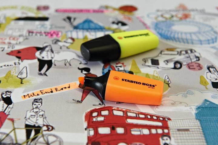Actual product image STABILO Mini (Orange, Yellow, Green, Blue, 2 mm, 4 x)