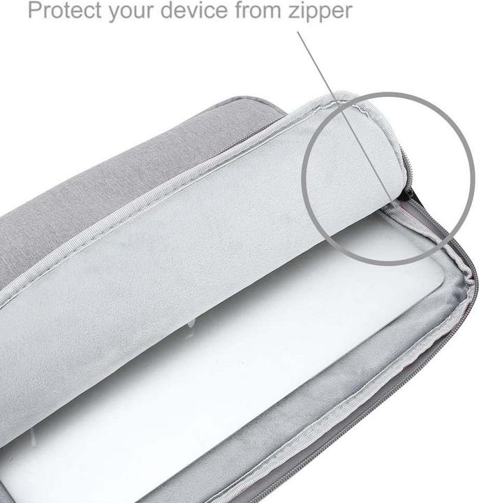 Actual product image Cadorabo Fabric Laptop Bag 13.3 Inch (13.30", Universal)
