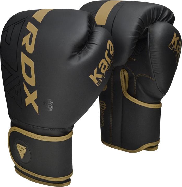 Actual product image Rdx Boxing Gloves F6 Matte Golden (8 OZ)
