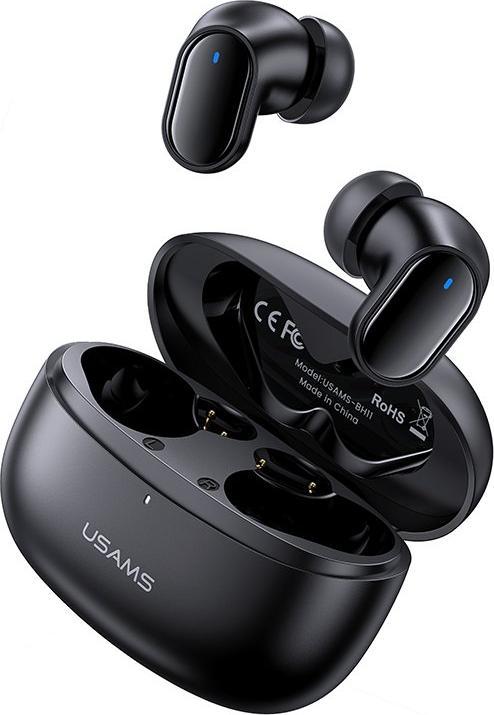Actual product image Usams Słuchawki Bluetooth 5.1 TWS BH series bezprzewodowe czerwony/red BHUBH03 (ANC, 5 h, Wireless)