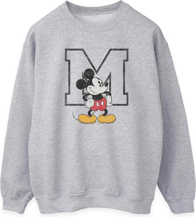 Actual product image Disney Womens/Ladies Classic M Mickey Mouse Sweatshirt (XXL)