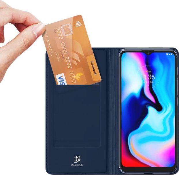 Actual product image Dux Ducis Skin Pro Series Bookcover (Motorola Moto G9 Play, Motorola Moto E7 Plus)