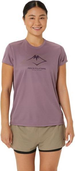 Actual product image ASICS Performance Fujitrail Logo Ss Top Lady Dusty Mauve (M)