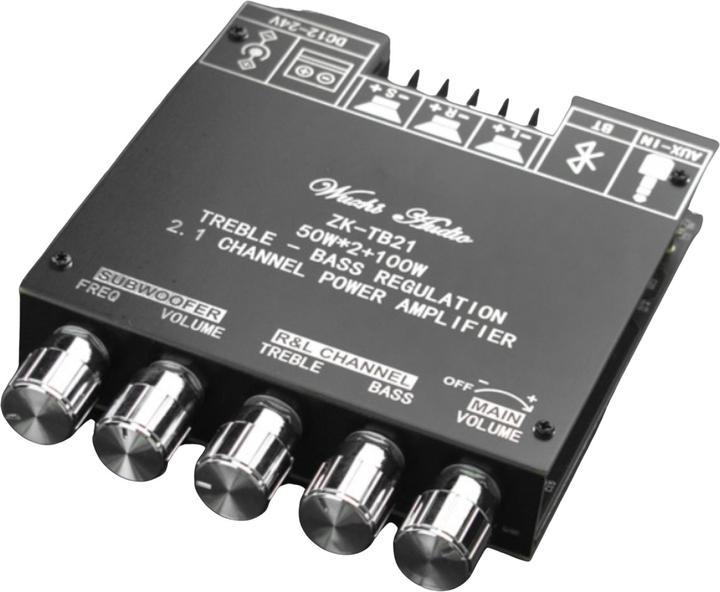 Image du produit DFRobot Amplificateur numérique Bluetooth 2x50W+100W Subwoofer (Amplificateur)