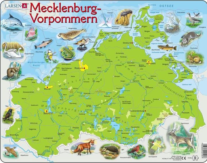 Produktbild Larsen Mecklenburg-Vorpommern (physisch) (60 Teile)