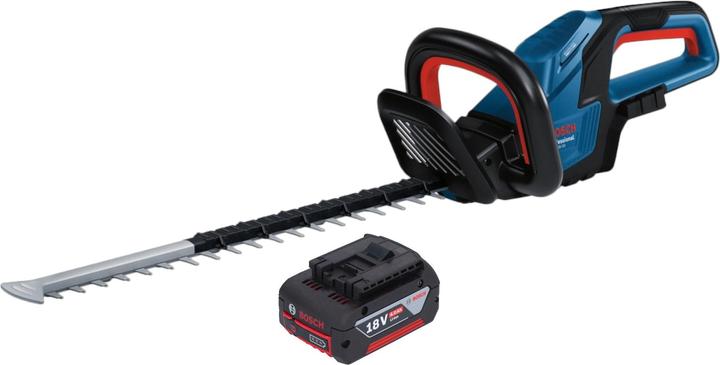 Actual product image Bosch Professional Bosch GHE 18V-50 Professional Akku Heckenschere 18 V 50 cm Brushless + 1x Akku 4,0 Ah - ohne (Cordless hedgecutters)