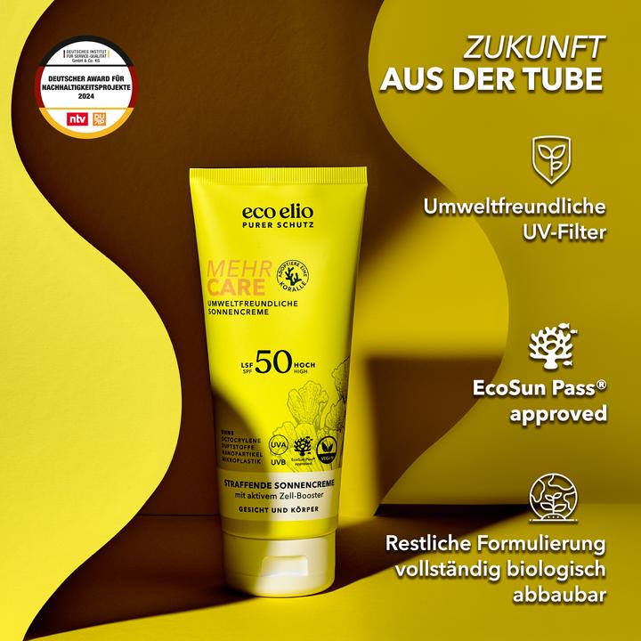 Actual product image Eco Elio Extra Care (Suntan cream, SPF 50, 200 ml, 246 g)