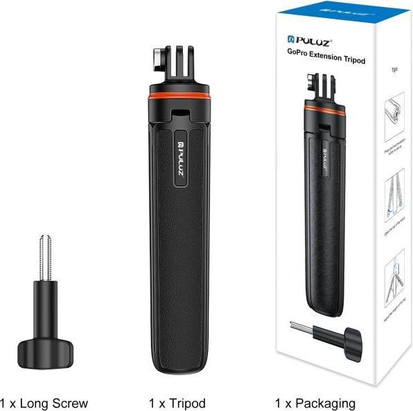 Produktbild Puluz Action Camera Extension Tripod Selfie Stick Stand for GoPro (Black)