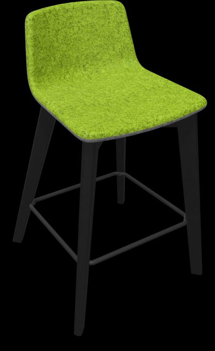 Light green melange, Ash stained black, Grey melange