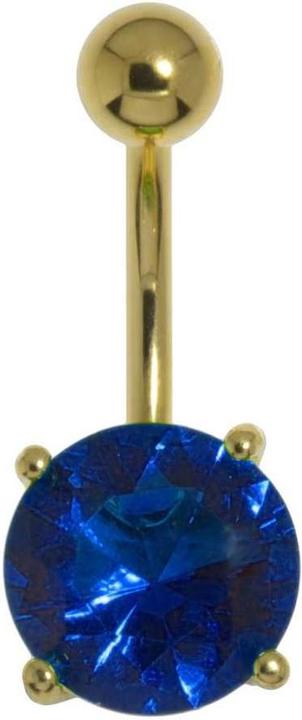 Actual product image Bijouteria Bellypiercing (Stainless steel, Gold plating, Zirconia)