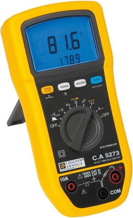 Produktbild Chauvin Arnoux Hand-Multimeter digital C.A 52 (CAT III 1000V, CAT IV 600V)
